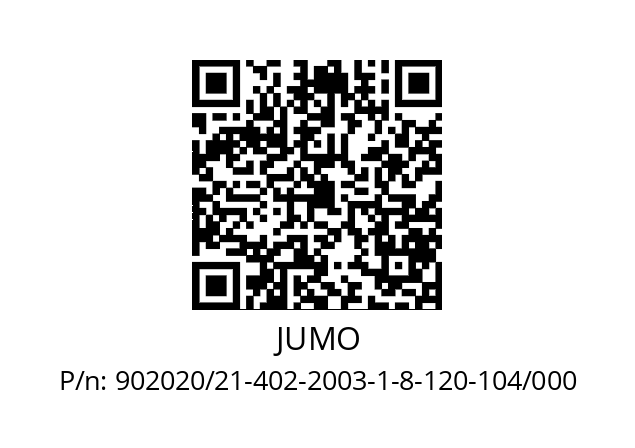   JUMO 902020/21-402-2003-1-8-120-104/000