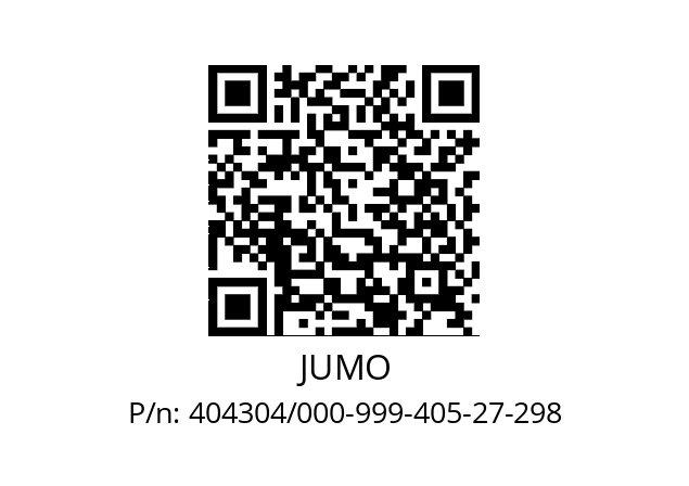   JUMO 404304/000-999-405-27-298