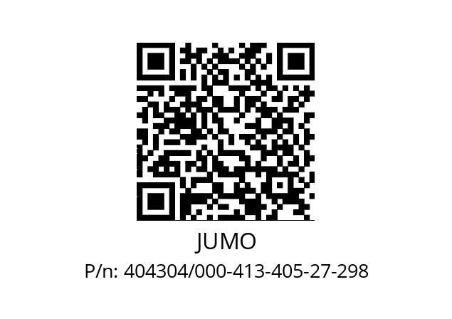   JUMO 404304/000-413-405-27-298