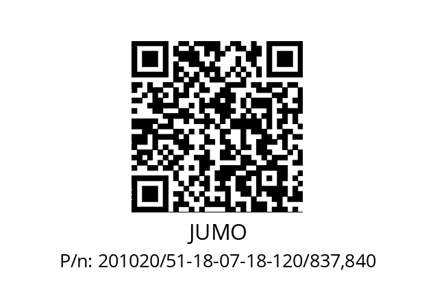   JUMO 201020/51-18-07-18-120/837,840