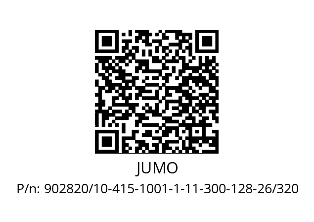   JUMO 902820/10-415-1001-1-11-300-128-26/320