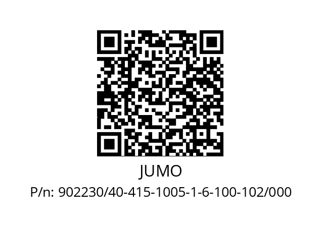   JUMO 902230/40-415-1005-1-6-100-102/000