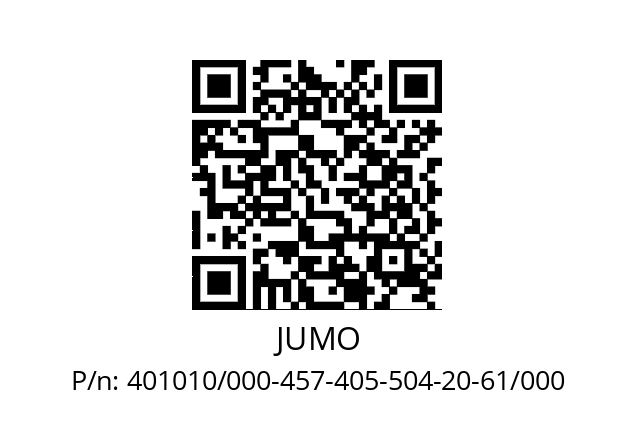   JUMO 401010/000-457-405-504-20-61/000