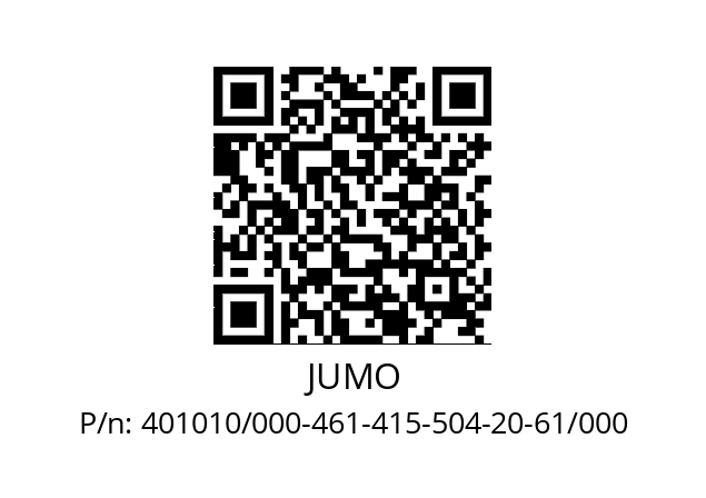   JUMO 401010/000-461-415-504-20-61/000