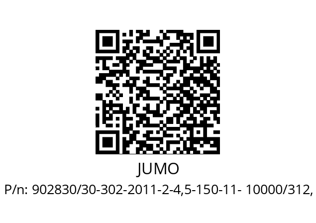   JUMO 902830/30-302-2011-2-4,5-150-11- 10000/312,