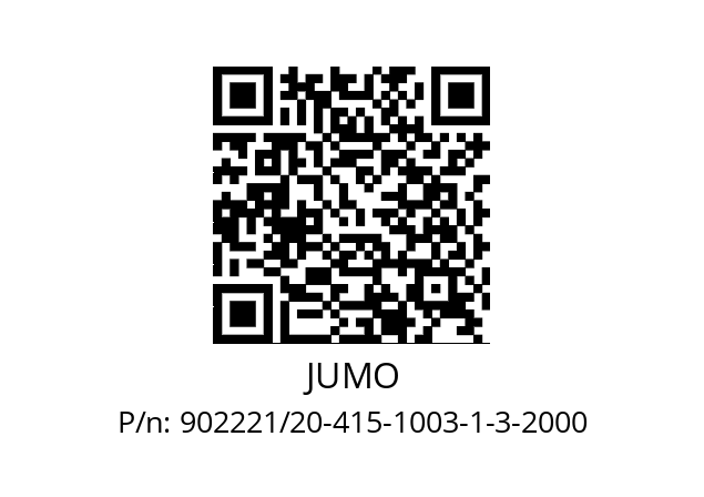   JUMO 902221/20-415-1003-1-3-2000