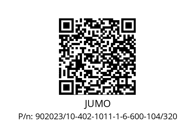   JUMO 902023/10-402-1011-1-6-600-104/320