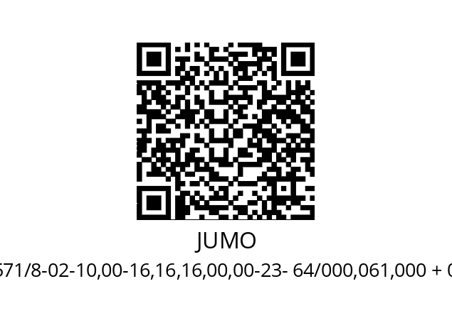   JUMO 703571/8-02-10,00-16,16,16,00,00-23- 64/000,061,000 + 00606496