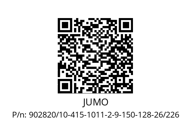   JUMO 902820/10-415-1011-2-9-150-128-26/226