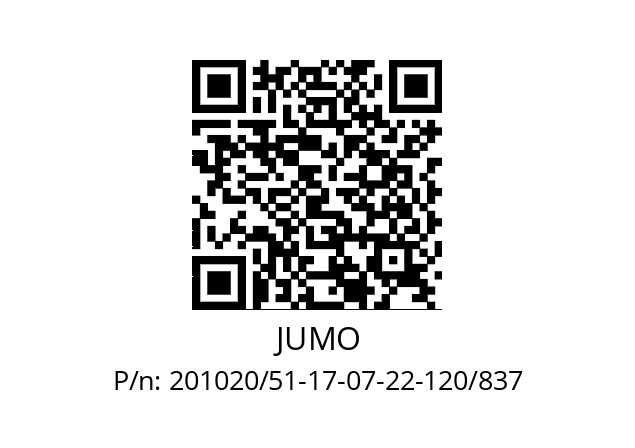   JUMO 201020/51-17-07-22-120/837