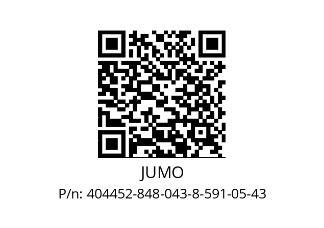   JUMO 404452-848-043-8-591-05-43