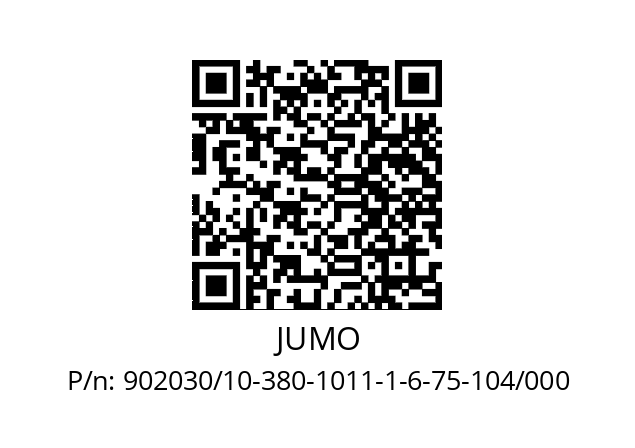   JUMO 902030/10-380-1011-1-6-75-104/000