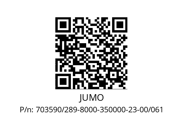   JUMO 703590/289-8000-350000-23-00/061