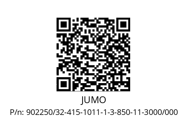   JUMO 902250/32-415-1011-1-3-850-11-3000/000