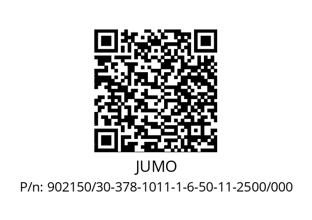   JUMO 902150/30-378-1011-1-6-50-11-2500/000