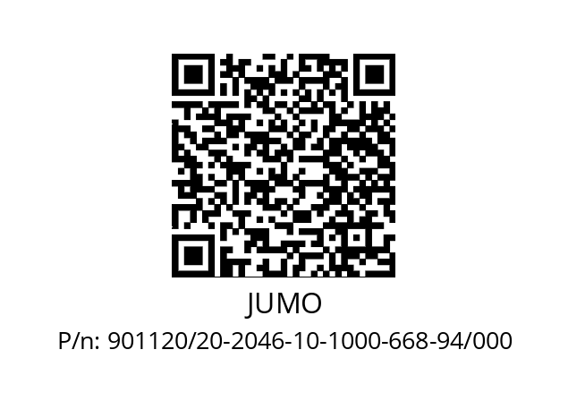   JUMO 901120/20-2046-10-1000-668-94/000