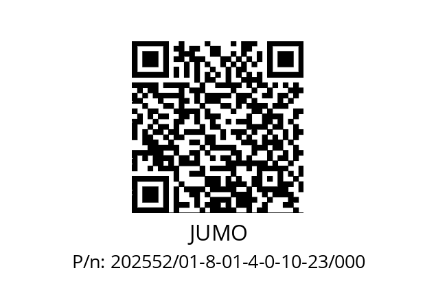   JUMO 202552/01-8-01-4-0-10-23/000