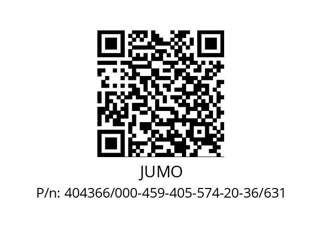   JUMO 404366/000-459-405-574-20-36/631