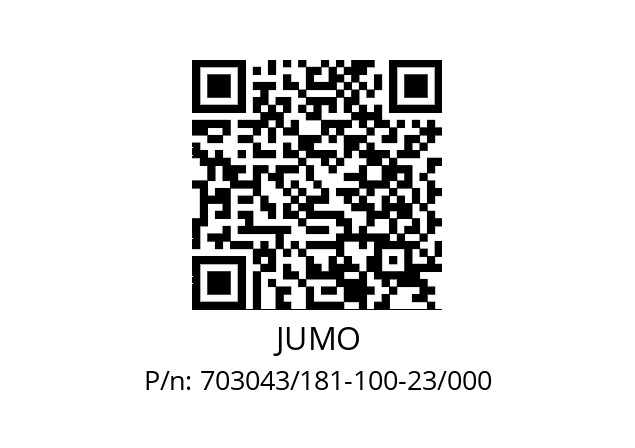   JUMO 703043/181-100-23/000