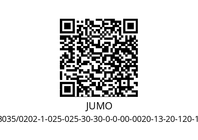   JUMO 603035/0202-1-025-025-30-30-0-0-00-0020-13-20-120-15-6/000