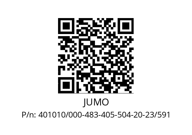   JUMO 401010/000-483-405-504-20-23/591