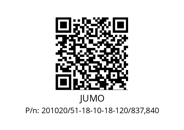   JUMO 201020/51-18-10-18-120/837,840