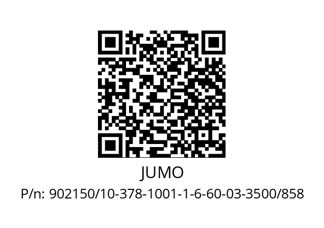   JUMO 902150/10-378-1001-1-6-60-03-3500/858