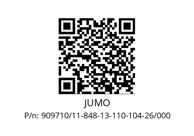   JUMO 909710/11-848-13-110-104-26/000