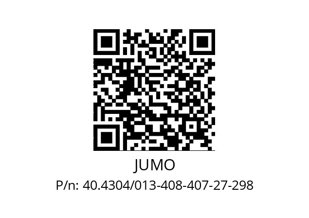   JUMO 40.4304/013-408-407-27-298