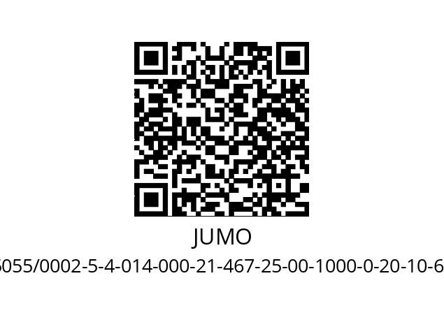   JUMO 605055/0002-5-4-014-000-21-467-25-00-1000-0-20-10-6-0-0/240