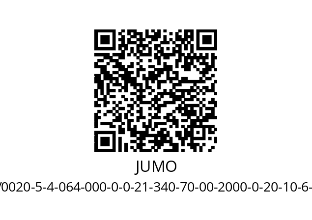   JUMO 605055/0020-5-4-064-000-0-0-21-340-70-00-2000-0-20-10-6-0-0/000 STW