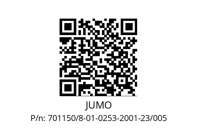   JUMO 701150/8-01-0253-2001-23/005