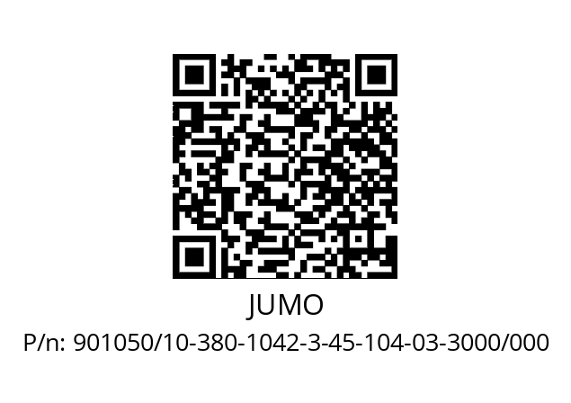   JUMO 901050/10-380-1042-3-45-104-03-3000/000