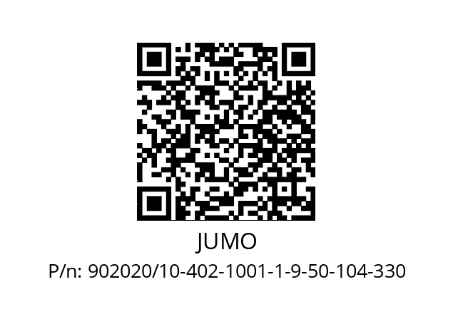   JUMO 902020/10-402-1001-1-9-50-104-330