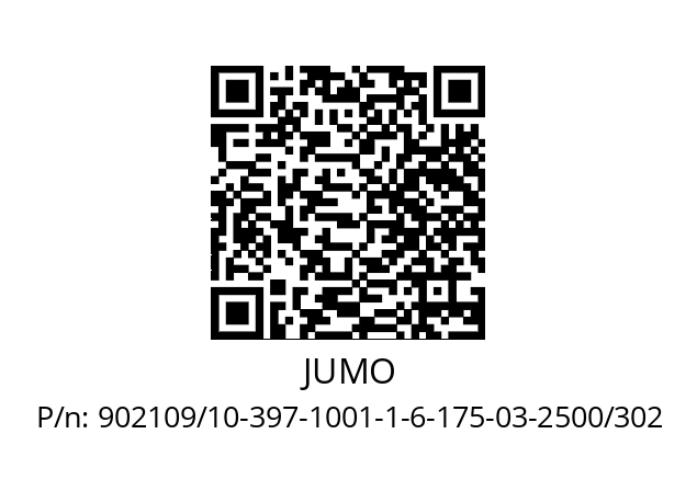   JUMO 902109/10-397-1001-1-6-175-03-2500/302