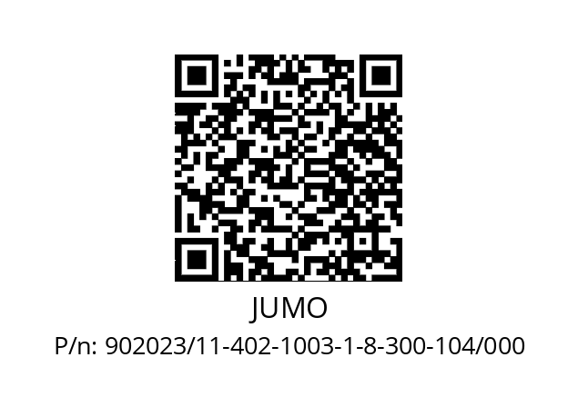   JUMO 902023/11-402-1003-1-8-300-104/000