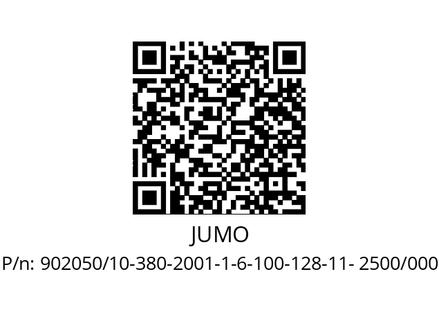   JUMO 902050/10-380-2001-1-6-100-128-11- 2500/000