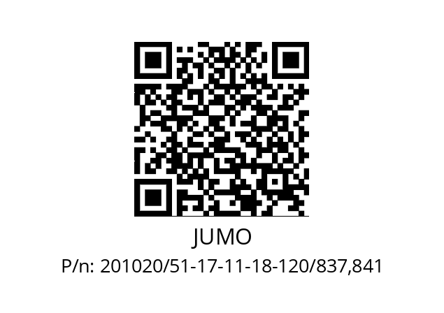   JUMO 201020/51-17-11-18-120/837,841