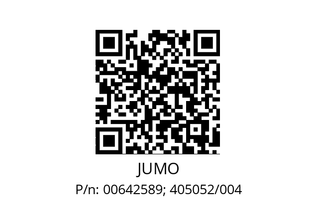   JUMO 00642589; 405052/004