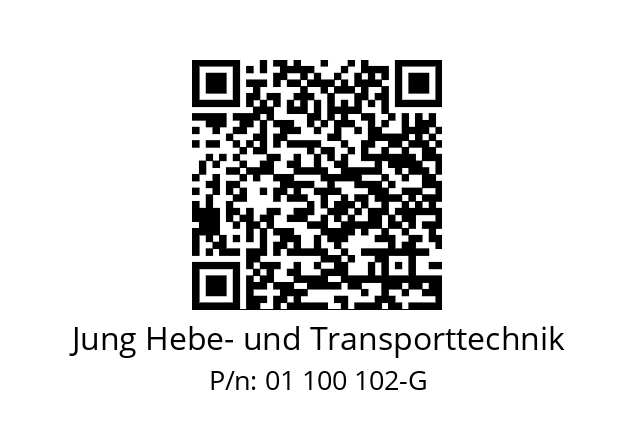   Jung Hebe- und Transporttechnik 01 100 102-G