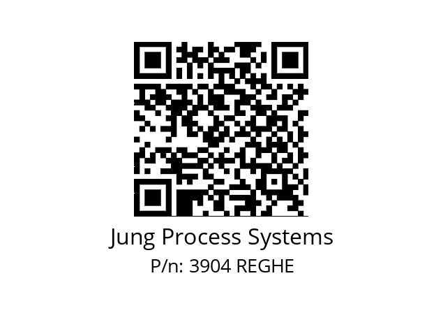   Jung Process Systems 3904 REGHE