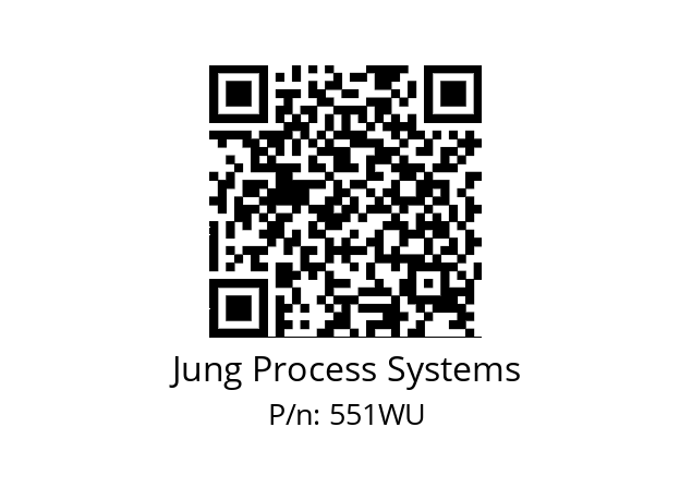   Jung Process Systems 551WU