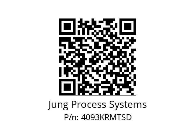   Jung Process Systems 4093KRMTSD