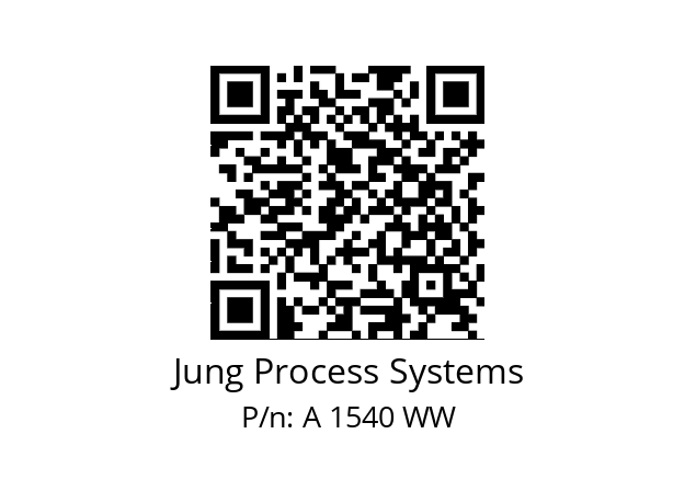   Jung Process Systems A 1540 WW