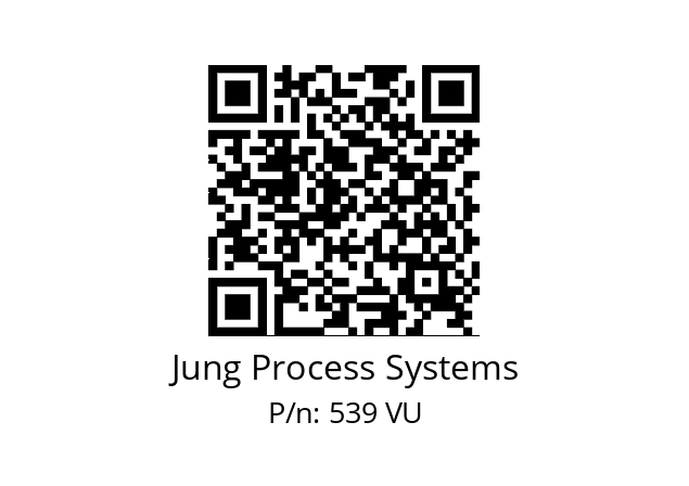   Jung Process Systems 539 VU