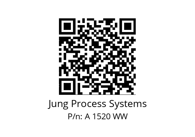   Jung Process Systems A 1520 WW