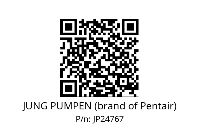   JUNG PUMPEN (brand of Pentair) JP24767