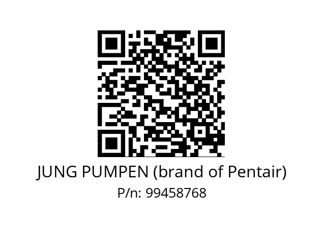   JUNG PUMPEN (brand of Pentair) 99458768