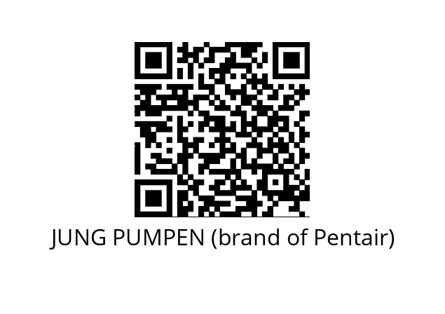 Pump U6 K DS JUNG PUMPEN (brand of Pentair) 