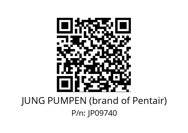   JUNG PUMPEN (brand of Pentair) JP09740